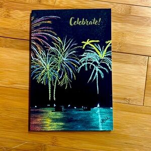 Celebrate! Original Artwork Paperback Journal with Lined Blank Pages
